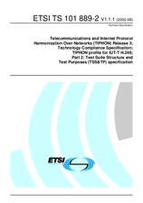 Standard ETSI TS 101889-2-V1.1.1 22.8.2002 preview