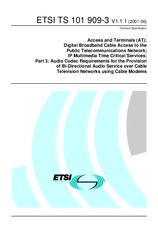 Standard ETSI TS 101909-3-V1.1.1 29.6.2001 preview
