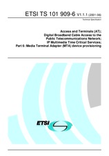 Standard ETSI TS 101909-6-V1.1.1 29.6.2001 preview