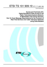 Standard ETSI TS 101909-10-V1.1.1 29.6.2001 preview