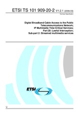 Standard ETSI TS 101909-20-2-V1.2.1 24.3.2006 preview