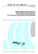 Standard ETSI TS 101909-24-V1.1.1 14.5.2004 preview