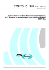 Standard ETSI TS 101948-V1.1.1 20.4.2001 preview