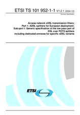 WITHDRAWN ETSI TS 101952-1-1-V1.2.1 17.12.2004 preview