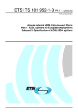 WITHDRAWN ETSI TS 101952-1-3-V1.1.1 3.5.2002 preview