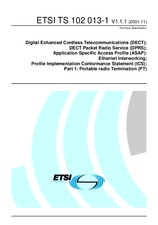 Standard ETSI TS 102013-1-V1.1.1 22.11.2001 preview