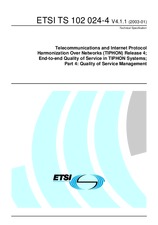Standard ETSI TS 102024-4-V4.1.1 21.1.2003 preview