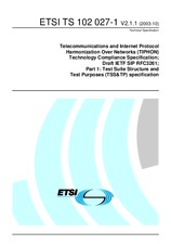 Standard ETSI TS 102027-1-V2.1.1 8.10.2003 preview