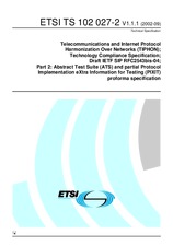 Standard ETSI TS 102027-2-V1.1.1 17.9.2002 preview
