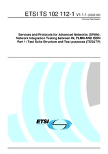 Standard ETSI TS 102112-1-V1.1.1 20.9.2002 preview