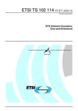 Standard ETSI TS 102114-V1.2.1 18.12.2002 preview