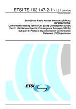 Standard ETSI TS 102147-2-1-V1.2.1 30.4.2004 preview