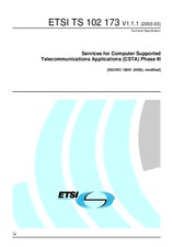 Standard ETSI TS 102173-V1.1.1 10.3.2003 preview