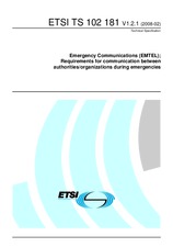 Standard ETSI TS 102181-V1.2.1 12.2.2008 preview