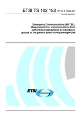 Standard ETSI TS 102182-V1.3.1 18.2.2008 preview