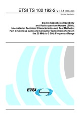 Standard ETSI TS 102192-2-V1.1.1 5.8.2004 preview