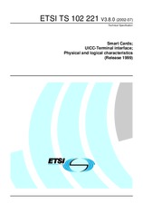 Standard ETSI TS 102221-V3.8.0 23.7.2002 preview