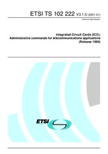 Standard ETSI TS 102222-V3.1.0 8.1.2001 preview