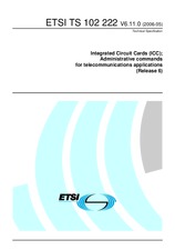 Standard ETSI TS 102222-V6.11.0 2.5.2006 preview