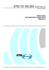 Standard ETSI TS 102223-V4.8.0 12.3.2004 preview
