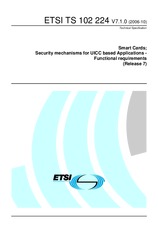 Standard ETSI TS 102224-V7.1.0 6.10.2006 preview