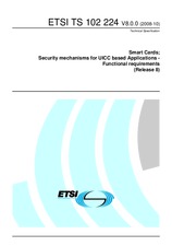 Standard ETSI TS 102224-V8.0.0 24.10.2008 preview