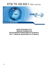 Standard ETSI TS 102232-1-V3.6.1 21.2.2014 preview