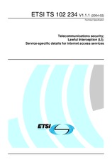 Standard ETSI TS 102234-V1.1.1 6.2.2004 preview
