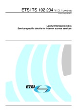 Standard ETSI TS 102234-V1.3.1 26.8.2005 preview