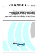 Standard ETSI TS 102237-2-V4.1.1 18.12.2003 preview
