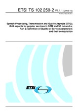 Standard ETSI TS 102250-2-V1.1.1 17.10.2003 preview