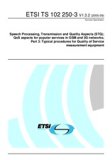 Standard ETSI TS 102250-3-V1.3.2 1.9.2005 preview