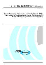 Standard ETSI TS 102250-5-V1.3.1 17.11.2005 preview