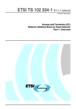 Preview ETSI TS 102334-1-V1.1.1 16.5.2006