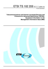 Preview ETSI TS 102359-V1.1.1 22.10.2004