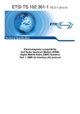 Preview ETSI TS 102361-1-V2.3.1 4.7.2013