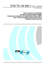 Preview ETSI TS 102362-1-V1.2.1 16.6.2006