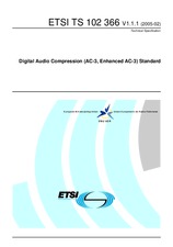 Preview ETSI TS 102366-V1.1.1 28.2.2005