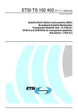 Preview ETSI TS 102402-V1.1.1 24.5.2005