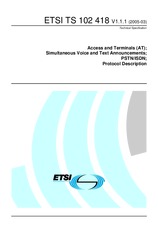 Preview ETSI TS 102418-V1.1.1 15.3.2005