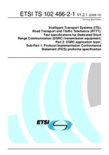 Preview ETSI TS 102486-2-1-V1.2.1 6.10.2008