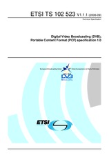 Preview ETSI TS 102523-V1.1.1 7.9.2006