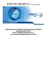 Preview ETSI TS 102527-5-V1.1.1 19.4.2013