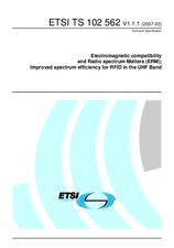 WITHDRAWN ETSI TS 102562-V1.1.1 29.3.2007 preview