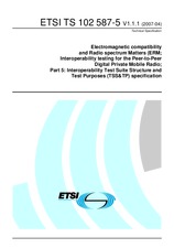 Preview ETSI TS 102587-5-V1.1.1 27.4.2007