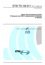 Preview ETSI TS 102611-V1.1.1 29.10.2007