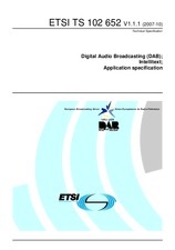 Standard ETSI TS 102652-V1.1.1 12.10.2007 preview