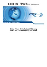 Standard ETSI TS 102658-V2.5.1 29.7.2015 preview