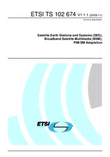 Standard ETSI TS 102674-V1.1.1 27.11.2009 preview