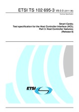 Standard ETSI TS 102695-3-V8.0.0 27.6.2011 preview